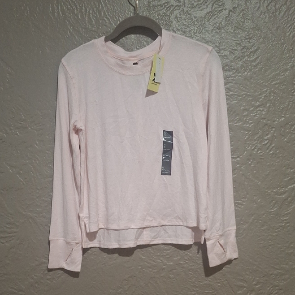 NEW.All in Motion Women's Light Pink Long Sleeve Tee XL - Picture 1 of 10